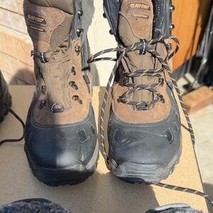 Hi-Tec Brown and Black Waterproof Men's Trail Boots